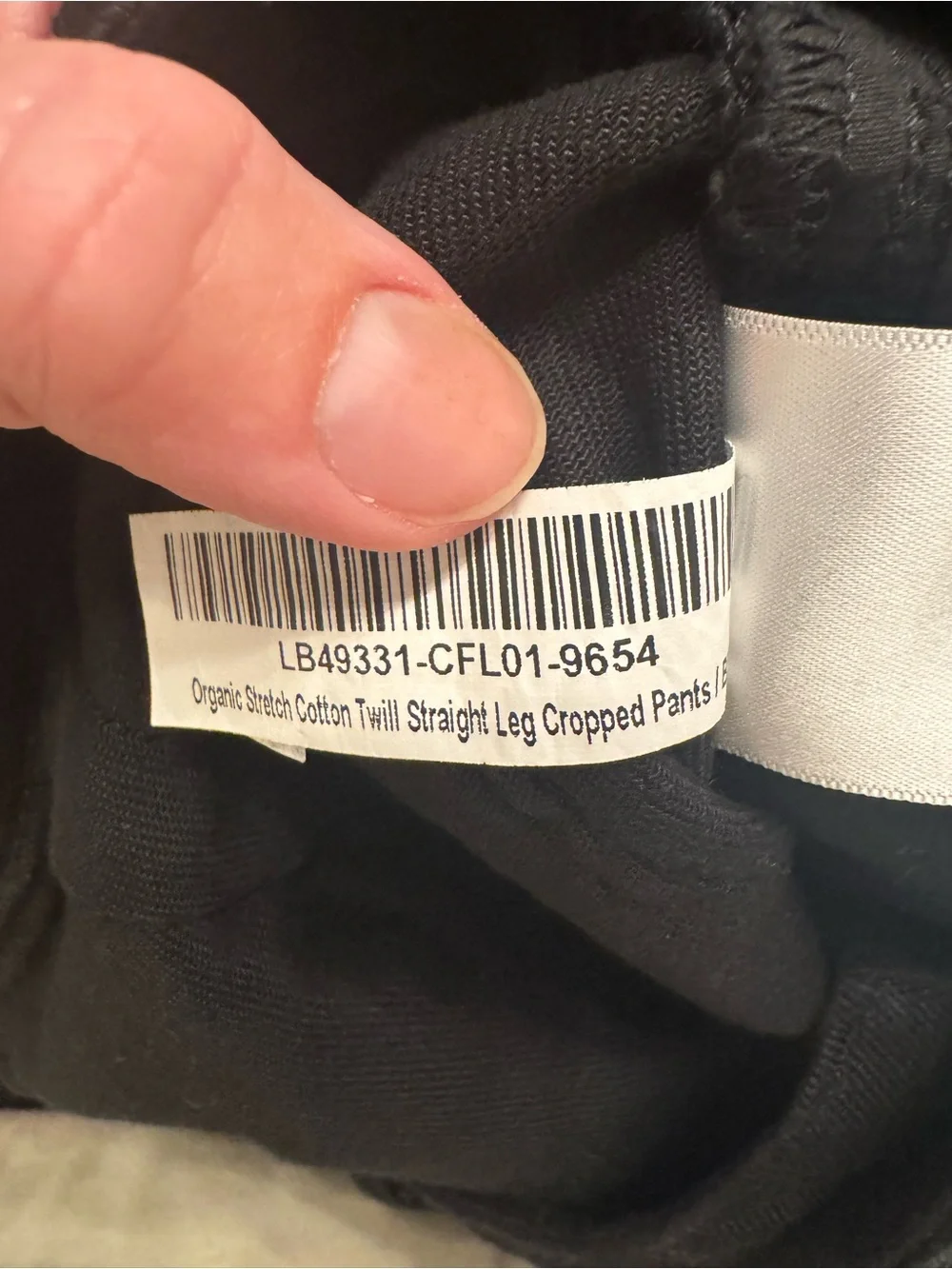 QUINCE Organic Stretch‎ Cotton Twill Straight Leg Cropped Pants